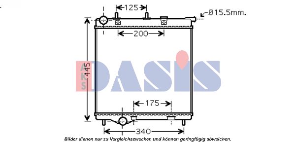 AKS DASIS Radiaator,mootorijahutus 160114N